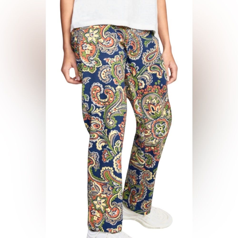 RVC Paisley Stretch Pants Size 25